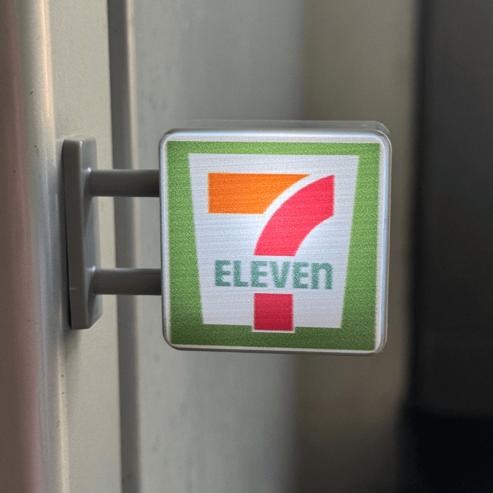 Magnet carré 7-Eleven – Image 3